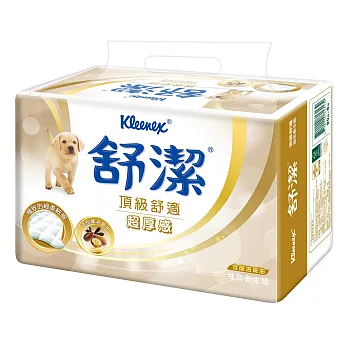 舒潔頂級舒適超厚感抽取衛生紙90抽(8包x4串)