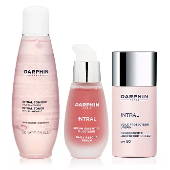 Darphin 朵法 全效舒緩粉紅療癒經典組[化妝水200ml+精華液30ml+隔離霜30ml]