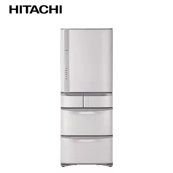［HITACHI 日立家電］563公升 日本原裝變頻五門冰箱 香檳不鏽鋼 RS57HJ-SN