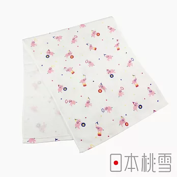 日本桃雪【可愛紗布毛巾】小小馬戲團超值兩件組共三款-大象
