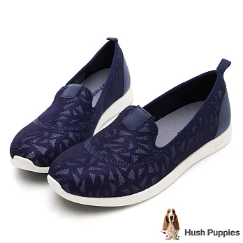 Hush Puppies 玩色輕量休閒便鞋US8深藍