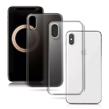 CITY for iPhone Xs/X 5.8吋 輕盈合身薄型手機套 透明