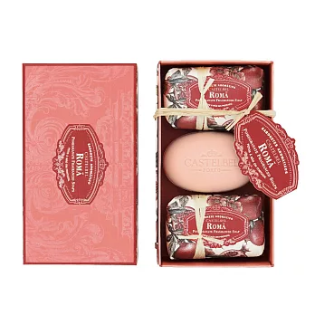 【U】CASTELBEL - 純真系列 150g香氛皂禮盒(3入/組﹐7款可選) - 石榴