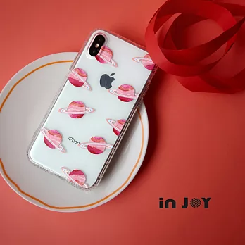 INJOYmall for iPhone XS 粉樂星球 防摔耐震 亮面手機殼 保護殼紅色款