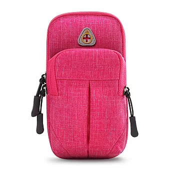 AISURE for OPPO AX5/Nokia 5.1 Plus/小米 F1 自在慢活手機運動臂套 桃