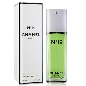 CHANEL香奈兒 N°19 女性淡香水(100ml ) EDT 19號-國際航空版