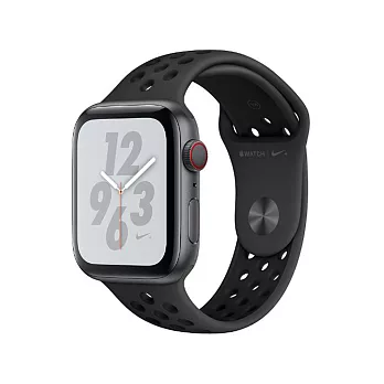 Apple Watch Series4 Nike+ 44mm GPS+Cellular版 太空灰鋁金屬錶殼配黑色Nike運動錶帶(MTXM2TA/A)