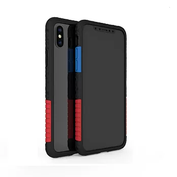 TELEPHANT太樂芬NMDer抗污防摔 iPhone XS Max 手機殼黑框OG
