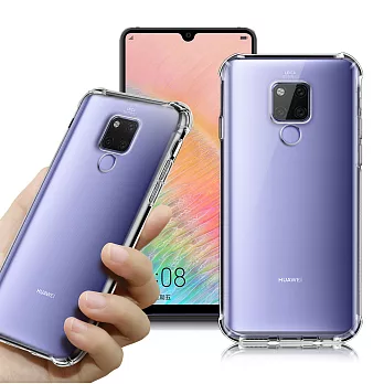 CITY for 華為 HUAWEI Mate20 X 軍規5D防摔手機殼 透明