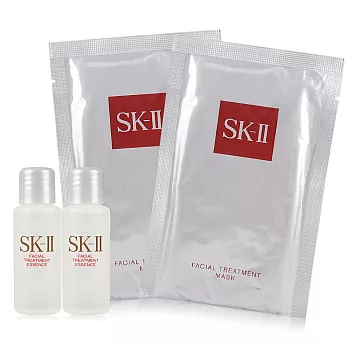 SK-II 青春露(10mlX2)+青春敷面膜X2