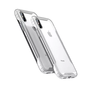 Baseus for iPhone Xs Max 軍規四角防護氣囊保護殼 白