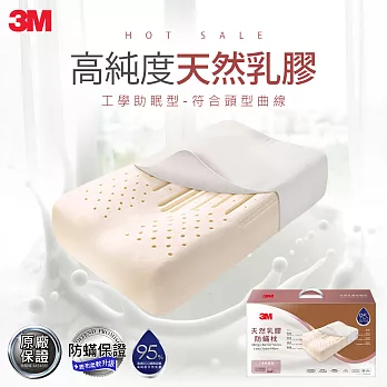 3M 天然乳膠防蹣枕-標準透氣型