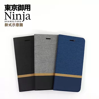 【東京御用Ninja】SAMSUNG Galaxy S10+ (6.4吋)復古懷舊牛仔布紋保護皮套（時尚灰）