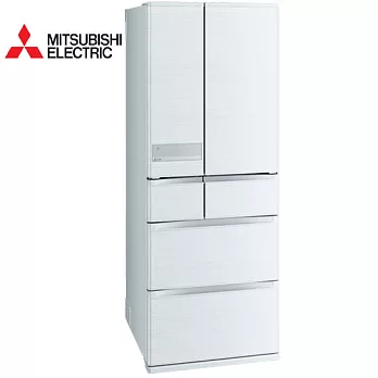 三菱605L日本原裝變頻六門電冰箱MR-JX61C絹絲白(W)
