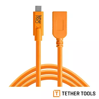 Tether Tools CUCA415-ORG Pro 傳輸線USB-C TO USB A延長線
