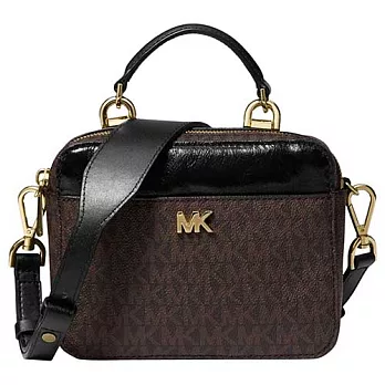 MICHAEL KORS 方形手提防刮斜背包-咖啡（現貨+預購）咖啡