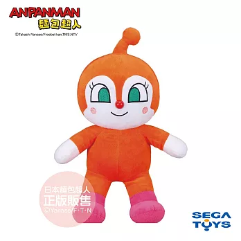 【ANPANMAN 麵包超人】蓬蓬微笑布偶S-PLUS 紅精靈(1.5歲-)