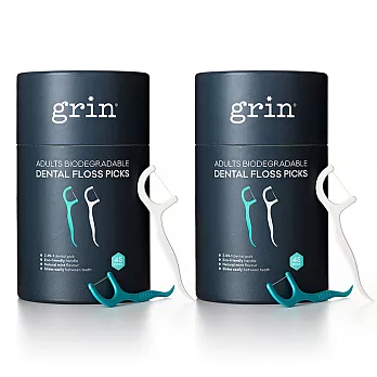 【紐西蘭Grin格林恩】環保牙線棒2入組