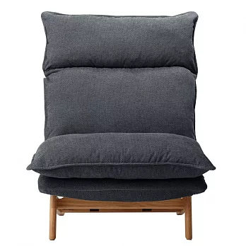 [MUJI無印良品]高椅背和室沙發用套/1人座/水洗棉帆布/ 灰色