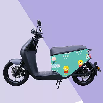 gogoro 防刮車套-iD28 雨天貓咪gogoro 1