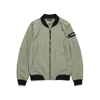 NATIONAL GEOGRAPHIC 女 W BOMBER JKT 飛行夾克85灰色