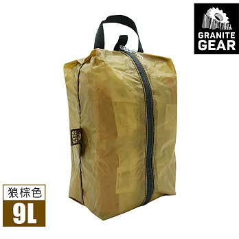 Granite Gear Air ZippSack 拉鍊式立體收納袋(9L) / 城市綠洲 (超輕、防撥水、耐磨、抗撕裂)狼棕色