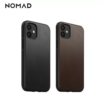 美國NOMAD經典皮革防摔保護殼-iPhone 12 Mini (5.4＂) 黑色