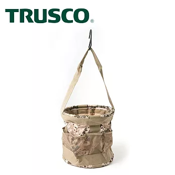 【Trusco】數位迷彩-沙漠色系電工用筒形工具袋