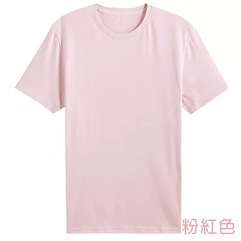 【男人幫】T0360＊ 100%純棉【180克320碼圓領短袖素面T恤】大量供應代印刷刺鏽 L 粉紅色