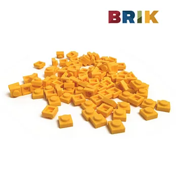 【美國BRIK】積木組-黃色