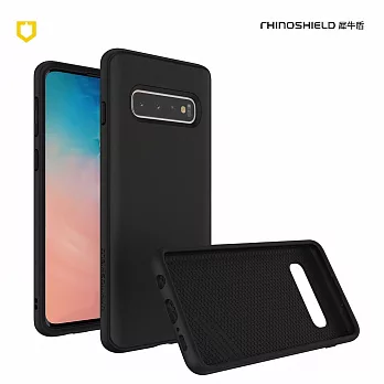 犀牛盾 Samsung Galaxy S10 Plus SolidSuit 經典防摔背蓋手機殼 經典黑