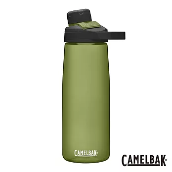 【美國 CamelBak】750ml Chute Mag戶外運動水瓶 RENEW - 橄欖綠