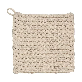 《danica》鉤針編織隔熱墊 | 桌墊 鍋墊 餐墊 耐熱墊 杯墊 - 米