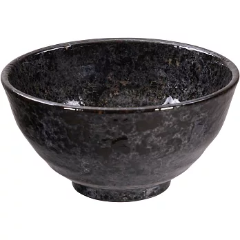 《Tokyo Design》陶製餐碗(岩紋黑12cm) | 飯碗 湯碗