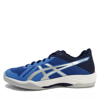 Asics GEL-Tactic [B752N-4093] 男鞋 運動 排球 羽球 桌球 穩定 彈跳 亞瑟士 藍 23.5cm 藍/銀