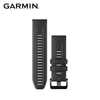 GARMIN QuickFit 26mm 矽膠錶帶 黑色