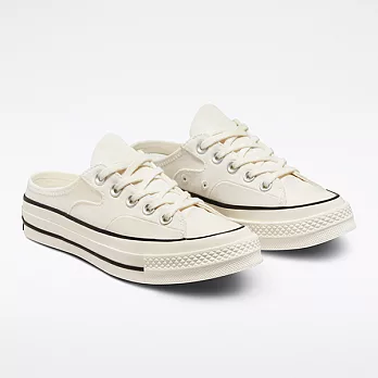 CONVERSE CHUCK 70 MULE SLIP 休閒鞋 穆勒鞋 男鞋 女鞋 米白色 US3 白