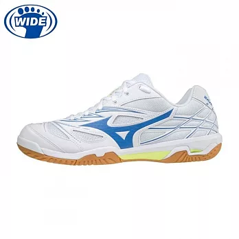 Mizuno Wave Fang Zero 2 [71GA205024] 男 羽球鞋 寬楦 羽球 室內 比賽 輕量 白藍 29cm 白/藍