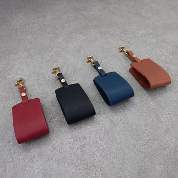 Be Two 手工皮件 ∣ Volvo 汽車鑰匙專用 燙金皮套 【 棕色植鞣革牛皮 】