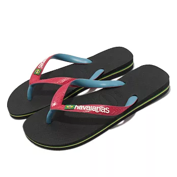 Havaianas 拖鞋 Brasil Mix 男鞋 黑藍紅 夾腳拖 人字拖 巴西 哈瓦仕 41232069710U