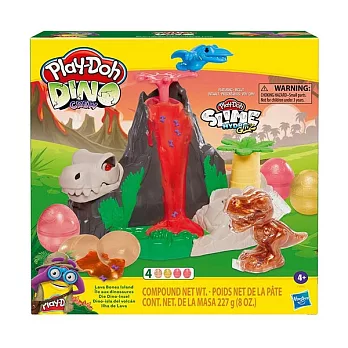 【Play-Doh 培樂多】HF1500 火山恐龍島