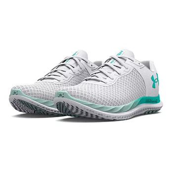 Under Armour 女 Charged Breeze慢跑鞋 3025130-102 US6 白