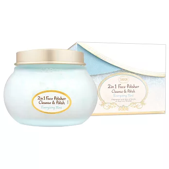 SABON 二合一臉部純淨磨砂膏 薄荷(200ml)_國際航空版