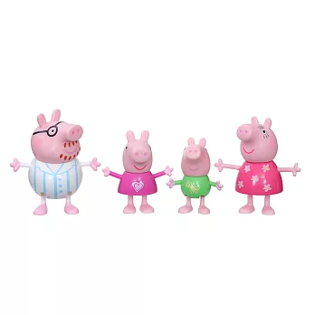 Peppa Pig 粉紅豬小妹 - 佩佩豬家庭角色組(睡衣裝)