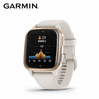 GARMIN VENU SQ 2 Music GPS 智慧腕錶  象牙白