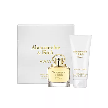 【ABERCROMBIE&FITCH】境女性淡香精假期禮盒(淡香水50ml+身體乳200ml)