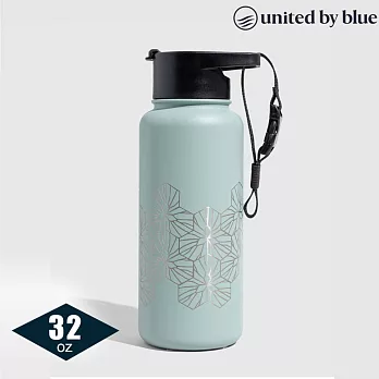 United by Blue 707-277 不鏽鋼保溫瓶 (32oz｜945ml) / 城市綠洲 (保溫12h 保冷24h) 348-淺灰綠