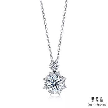 【點睛品】 Infini Love Diamond IGI 30分 光環 鉑金鑽石項鍊