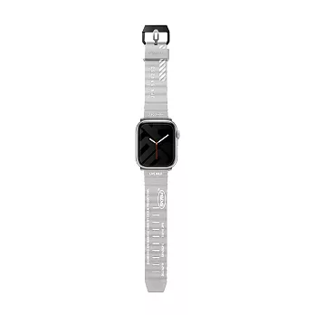 Skinarma日本潮牌 Apple Watch 49/46/45/44mm Shokku 街頭款矽膠錶帶  霧白