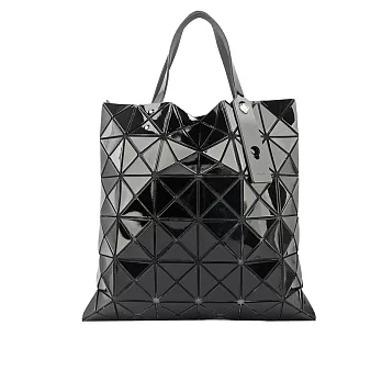 ISSEY MIYAKE BAO BAO LUCENT 6X6 亮面手提包 (黑色)